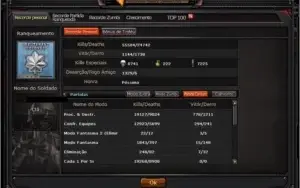 CONTA Tenente-Coronel (nível 5) CROSSFIRE / 6 VIP'S + 29 MNs