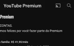 Youtube Premium de 30 dias (1 convite) - Assinaturas e Premi