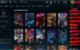 Conta LOL Bronze 2 com 45 skins lindas