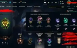 Conta LOL Bronze 2 com 45 skins lindas