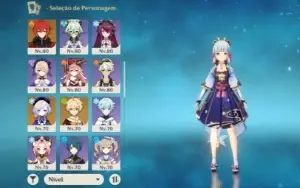 Conta ayaka+xiao C1+yae miko+venti C1+baal+hutao mais 9 5*