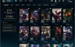 Conta LEVEL 795 com TODOS OS CHAMPS e 123 skins