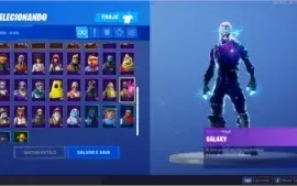 CONTA COM SKIN DO GALAXY + IKONIK E VARIAS OUTRAS BARATA