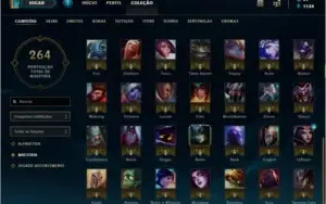 Vendo conta 70 champ e 34 skins!!!