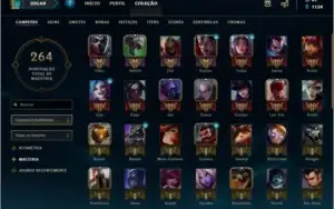 Vendo conta 70 champ e 34 skins!!!
