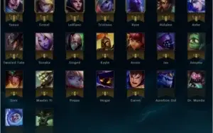 Conta smurf 23 champs 7/3 na md10