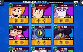 Conta TOP Brawl Stars (90% FULL)