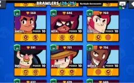 Conta TOP Brawl Stars (90% FULL)