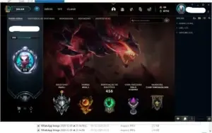CONTA LEAGUE OF LEGENDS