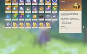 Conta level 56, Zhong, Xiao, Venti, kazuha e muito mais