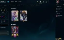 CONTA LOL NIVEL 103 COM 2 SKINS ULTIMATE ! MUITA COISA