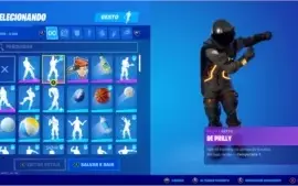 VENDO conta FORTNITE | 1ª Temporada | Tubarão Mako e muito +