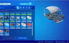 VENDO conta FORTNITE | 1ª Temporada | Tubarão Mako e muito +