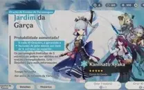 Conta de Genshin impact (Diluic+Qiqi+Keqing+Banner garantido