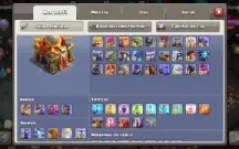 Clash of Clans CV 16 Semi FULL + CLÃ LEVEL 21