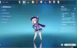 conta genshim AR 53 build perfeita com 3 5* dilluc cons 2