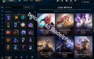 1684 Skins+Ahri VIP + Skins Raras(Pax, Silver Kayle, etc)