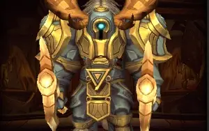Set transmog wow - armadura de Placa + machadao dourado - p2