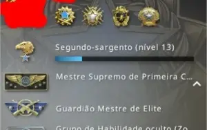 CS GO PRIME - 4/5 Medalhas - para fazer de Main