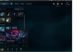 Conta LoL Platina com Skin Rara