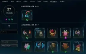 Vendo conta LOL, lvl 323, tier ouro season passada