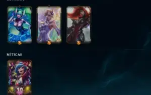 Conta Lol Br 209 Skins Platina 4 Todas As Seasons