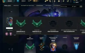 Unranked com TODOS os champs e 420 Skins( Nivel 398 )