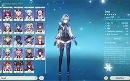 Baal + Cortador de Grama, Ayaka + Bis + Yoimiya + Bis + ...