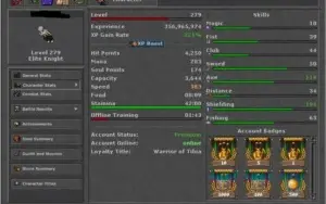 EK 279 skills 113 + RP 271 skills 115  - 35% Loyalty