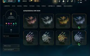 Platina 2 com 50 Champs e 13 Skins