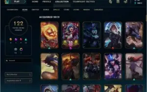 CONTA LOL GOLD 3 130 CHAMPS 122 SKINS