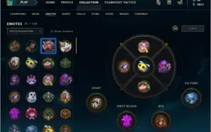 CONTA LOL GOLD 3 130 CHAMPS 122 SKINS