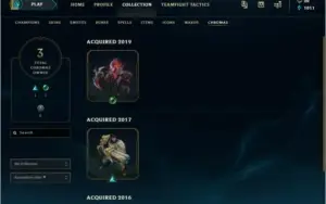CONTA LOL GOLD 3 130 CHAMPS 122 SKINS