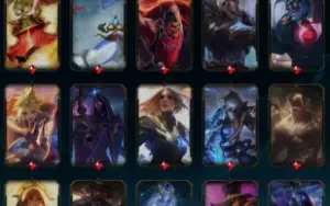 conta league of legends 305 skins, 691 icones, conta 2015