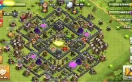 Conta Clash of Clans cv 9  quase full Rainha 15 Rei 12