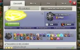 Conta Clash of Clans cv 9  quase full Rainha 15 Rei 12