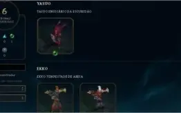 conta lol bem completa lv 314 137 champs e 47 skins (boas)