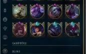 conta lol bem completa lv 314 137 champs e 47 skins (boas)