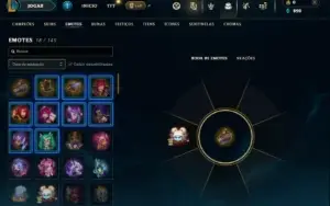 Unranked com 27 Champs e 4 Skins