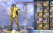 Saint Seiya kanon +1.000 gemas +7.000 de vigor