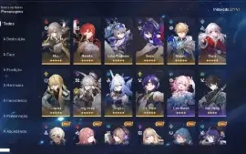Conta Honkai🔥 Lvl Max 🔥 Full Cont ⚡ Entrega Imediata ⚡24/7
