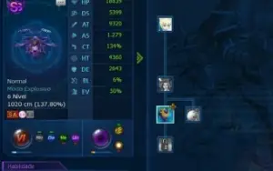 Conta Aoa e Susanoomon Shin Ladmo/Omega conta mid/end game