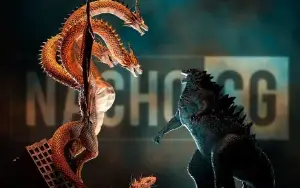 Diorama Godzilla vs Ghidorah stl