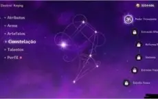 Keqing C1 e klee + lança celestial AR46