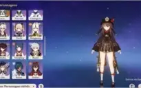 CONTA GENSHIN 10 PERSONAGENS 5* 4 ARMAS 5* DUAS ARMAS DO PAS