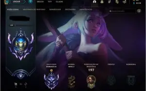 CONTA LEAGUE OF LEGENDS EX D2 SEASON 2020 ATUAL D3