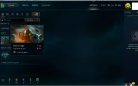 Conta league of legends 18 campeões 2 skins 2 runepages