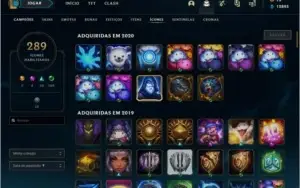 CONTA LOL 308 SKIN(3 ULTIMATE, 3 MISTICA) ALL CHAMP E RUNAS