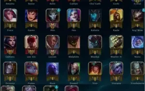 CONTA DIAMANTE 4 32 CHAMPS 17 SKINS BORDA DIAMANTE
