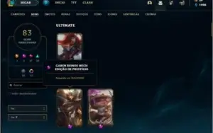 Conta ouro 4 com 91 champs e 83 skins ( 2 Prestigios )